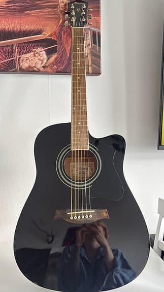 Ibanez V72ECE-BK acoustic-electric guitar