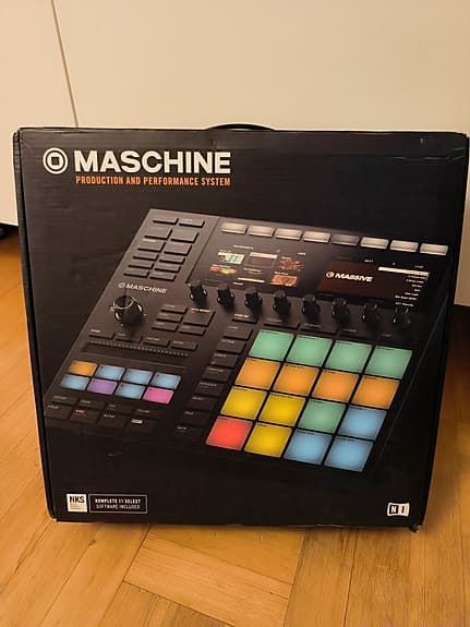 Native Instruments Maschine MK3 produktionskontroller svart