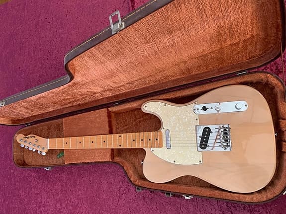 Harley Benton Telecaster elgitarr natur