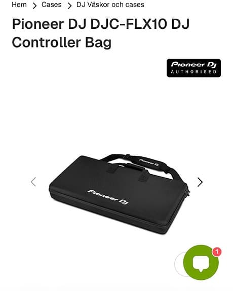 Pioneer DJ DJC-FLX10 controller väska svart