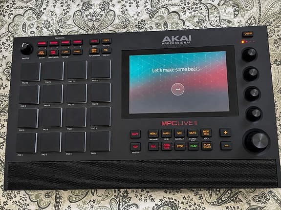 Akai MPC Live II sampler / groovebox