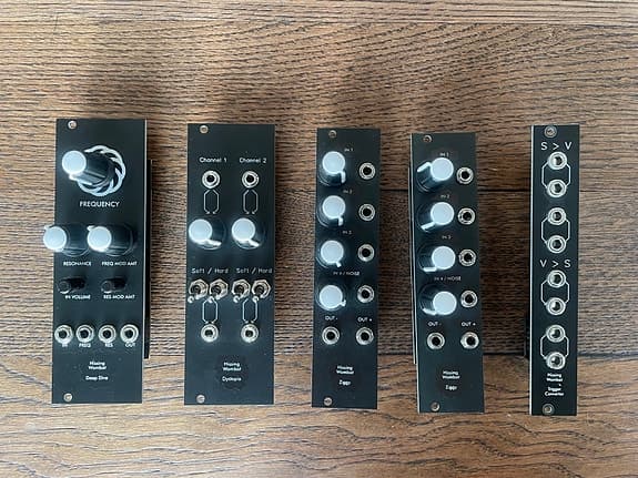 Eurorack modules various synthesizer modular utility filter mixer