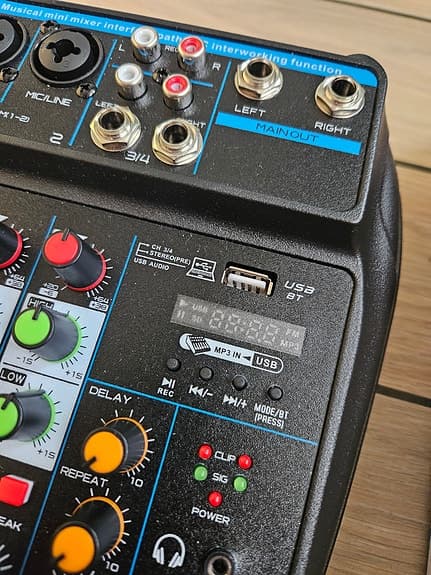 Mixer with BT & MP3