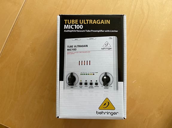Behringer Tube Ultragain MIC100 – ny i kartong