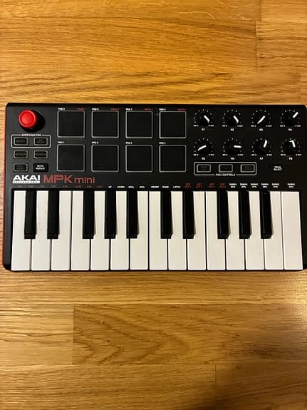 Akai MPK Mini MK2 MIDI-keyboard svart