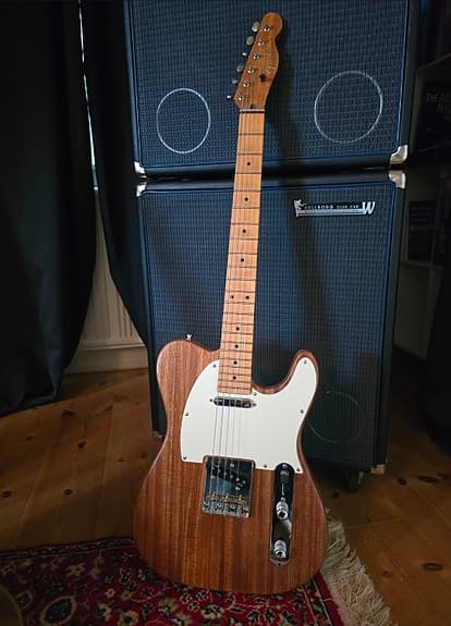 Telecaster i mahogny – Set Neck – Fender Gen 3 Noiseless