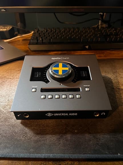 Universal Audio Apollo Twin ljudkort grå