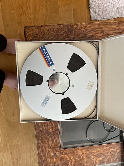 Ampex Precision Magnetic Tape bandrulle 10,5"