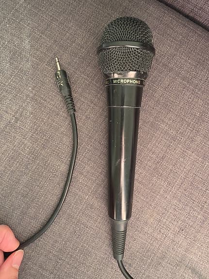 Dynamisk mikrofon 3,5 mm kontakt - ej testad