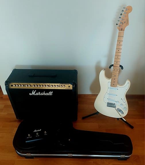 Fender American Standard Stratocaster + Marshall VS265 – paket eller separat