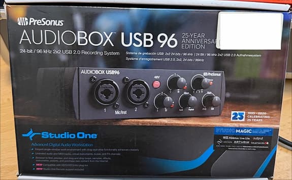 PreSonus AudioBox USB 96 ljudkort / audio interface