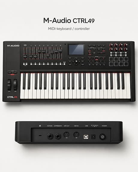 M-Audio CTRL49 MIDI-keyboard/Piano