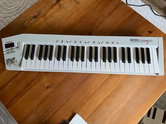 MIDI City Set MIDI-keyboard vitt