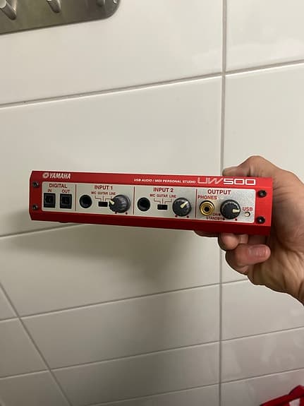 Yamaha UW500 USB audio/MIDI-interface röd