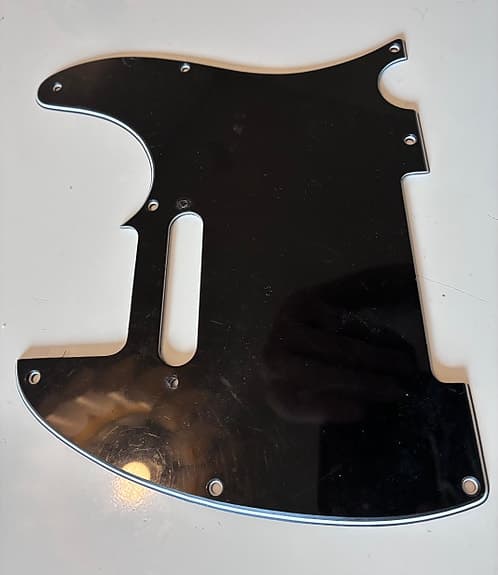 Plektrumskydd svart. Telecaster 3-lagers, Allparts