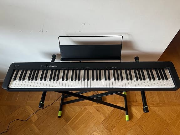 Casio CDP S-110 digital piano 88 tangenter svart med stativ och pedal + stand