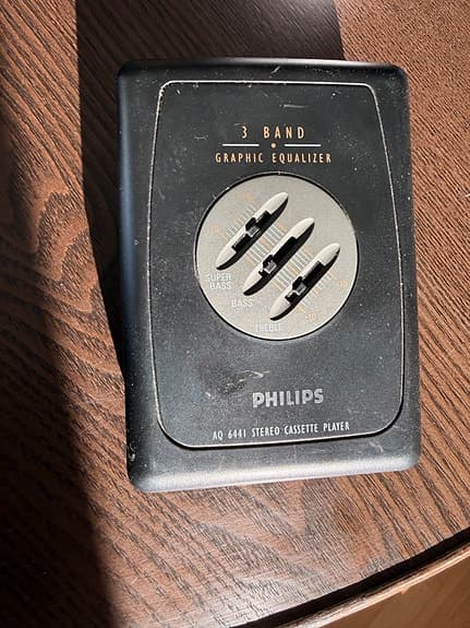 Philips AQ 6441 Stereo Cassette Player – Fullt fungerande – Vintage