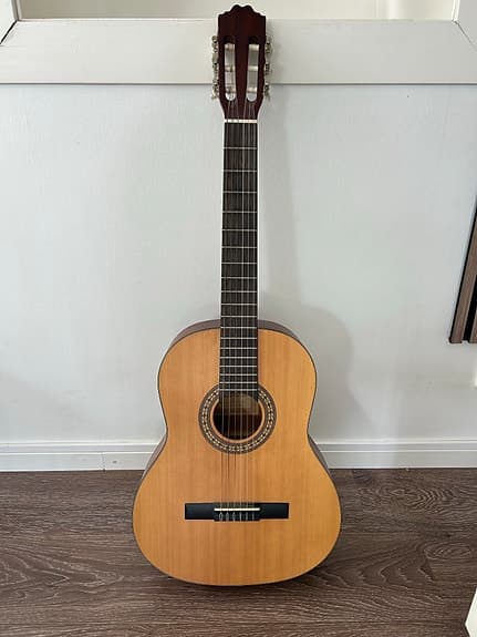 Akustisk gitarr klassisk nylonsträngad