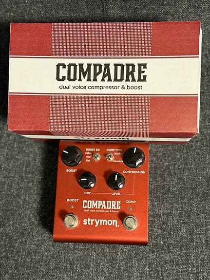 Strymon Compadre – Dual Voice Compressor & Boost – Komplett