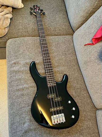 Elbas Cort Action Bass + vadderad väska (Musikbörsen)