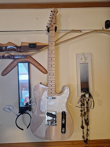 Elgitarr Telecaster-stil ljus