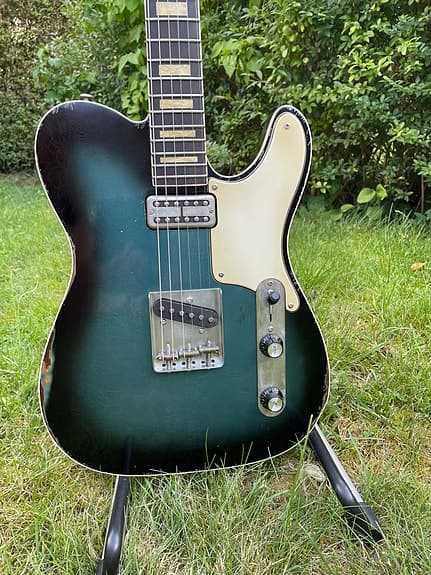 Hpd Telecaster mod . Aged Nitro Relic Burst RW Binding Blocks