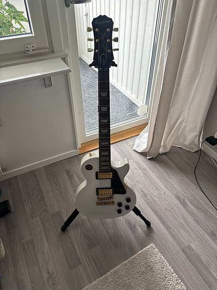 Epiphone Les Paul Studio Deluxe elgitarr vit