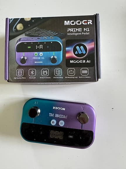 MOOER PRIME M1 MultiFX pedal, för gitarr och BAS!