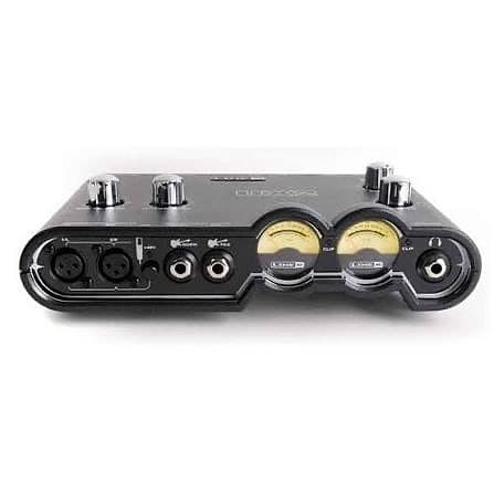 Line 6 UX2 USB-ljudkort / audio interface svart