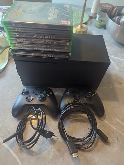 XBOX Series X 1TB, Spel, Kontroller