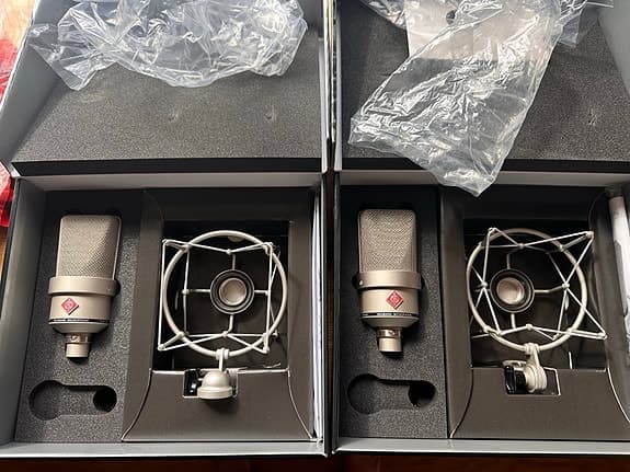 2st Neumann TLM 103 K kondensatormikrofon set