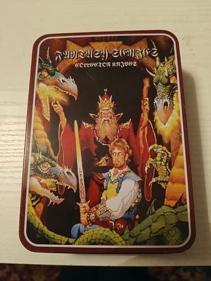 Advanced Dungeons & Dragons samlarkniv i ask