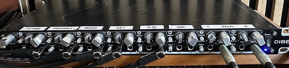 SM Pro Audio DI8E – 8-kanals DI-box / line mixer – 1U rack