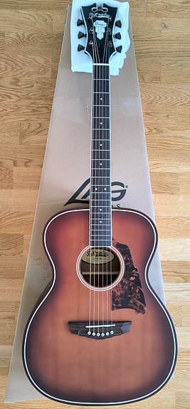 D'Angelico Premier Tammany Caramel Burst