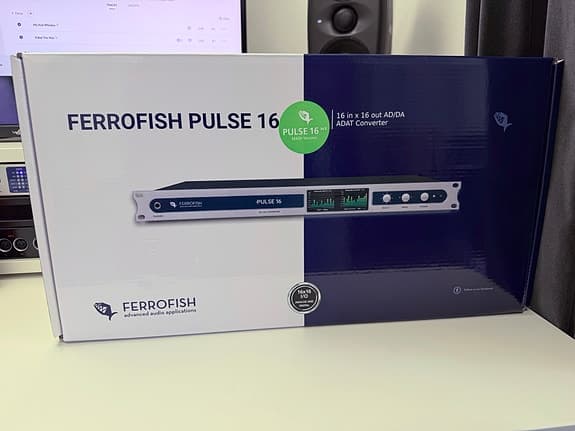Ferrofish Pulse 16 MX MADI – 16 in/16 ut AD/DA i nyskick