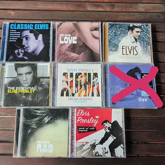 Elvis Presley👑THE KING–MINT-SAMLING