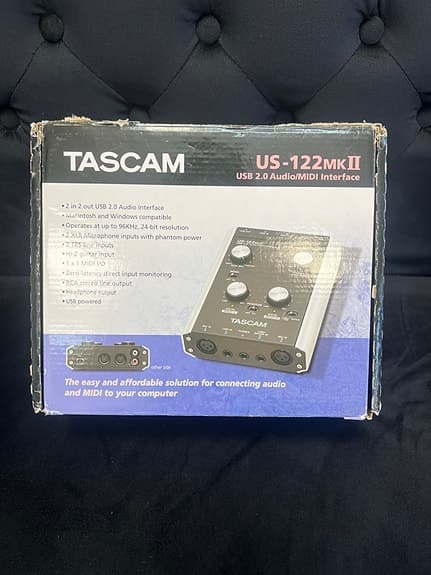Tascam US-122MKII USB audio/MIDI-interface