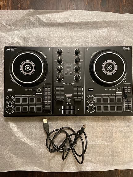 Pioneer DDJ-200 DJ-controller svart