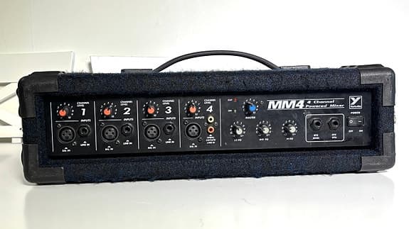 Yorkville MM4 – 4-Channel Powered PA Mixer (150W / 230V Euro Model)