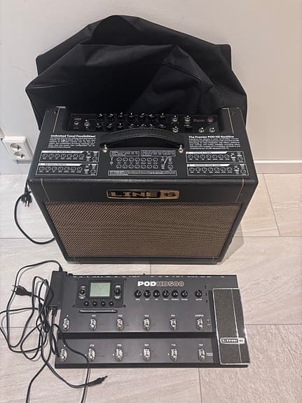Gitarr-rensning! Line 6 rörrigg, Roland GR-55 Gitarrsynt, Boss ME-70,trådlöst mm