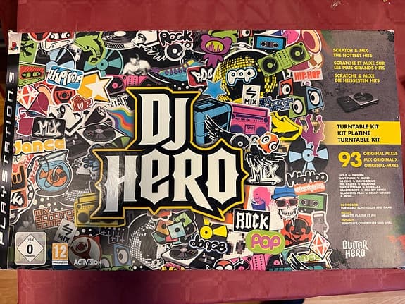 DJ Hero spel och turntable till PlayStation 3