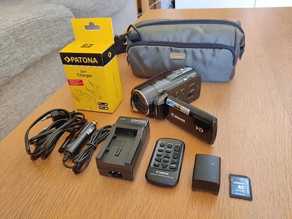 Canon LEGRIA HF M307 Full HD Videokamera – 15x Zoom – Komplett Paket