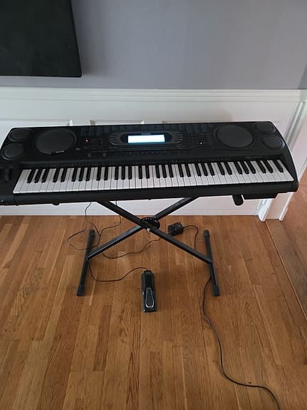 Casio WK-1600 keyboard svart