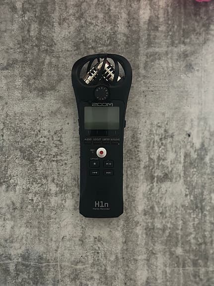 Zoom H1n recorder