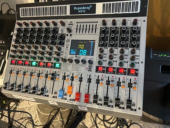 Depusheng AG12 mixerbord med effekter