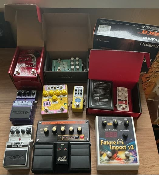 Pedalrensning - EHX / Digitech / Boss / Wampler / Panda / Parasit / Bananana