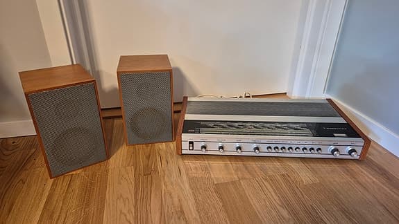 Vintage Schaub-Lorenz Stereo 4000 + Revox 4610 Bookshelf