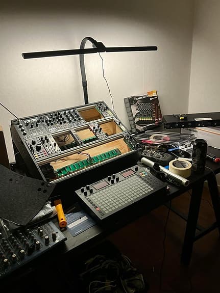 Eurorack-case (hembyggt) 3x104hp