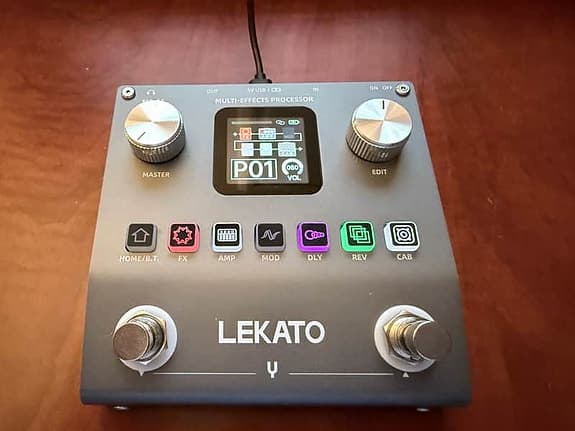 LEKATO ME-01 multieffekt - Batteri, App, Bluetooth
