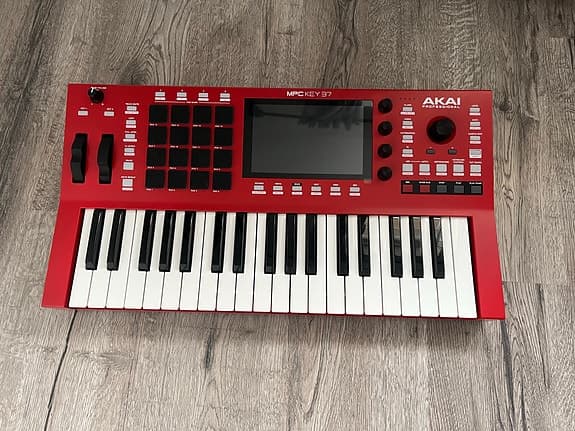 Akai MPC Key 37 MIDI-keyboard röd